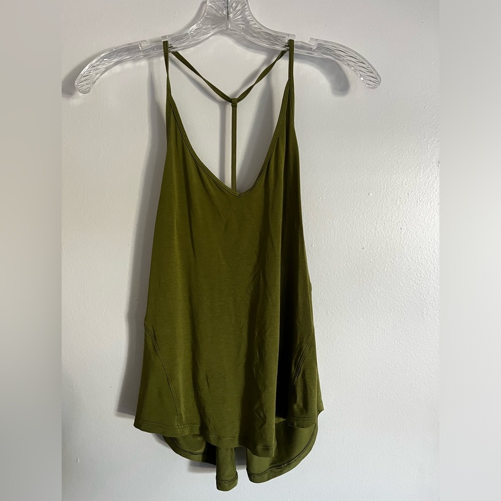 Modal-Silk Yoga Tank Top (Size 6)